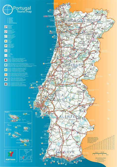 Carte Portugal : Plan Portugal